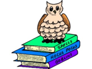 Sticker Custom Preview Image #073654 Holidays Halloween Owlon Magic Books