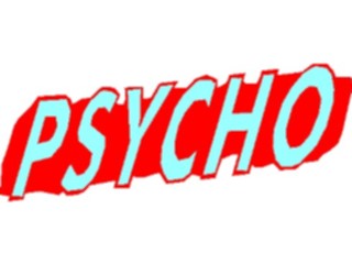Sticker Custom Preview Image #073659 Holidays Halloween Psycho Title