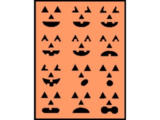 Sticker Custom Preview Image #073861 Holidays Halloween Pumpkin Background08