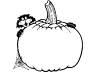 Sticker Custom Preview Image #073881 Holidays Halloween Pumpkin Cat Frame2