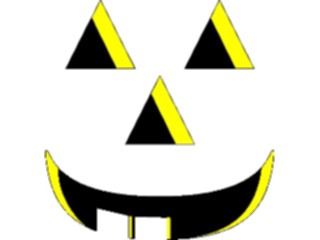 Sticker Custom Preview Image #073886 Holidays Halloween Pumpkin Face