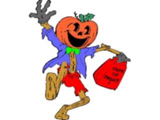 Sticker Custom Preview Image #073901 Holidays Halloween Pumpkin Man3