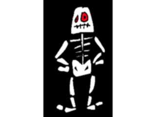 Sticker Custom Preview Image #073982 Holidays Halloween Skeleton Nutty