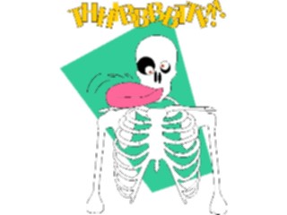 Sticker Custom Preview Image #073985 Holidays Halloween Skeleton Teasing