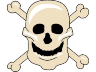 Sticker Custom Preview Image #074061 Holidays Halloween Skull Crossbones2