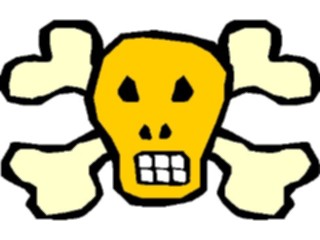 Sticker Custom Preview Image #074065 Holidays Halloween Skull Crossbones6