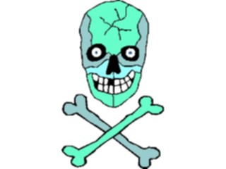 Sticker Custom Preview Image #074068 Holidays Halloween Skull Crossbones9