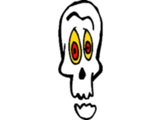 Sticker Custom Preview Image #074070 Holidays Halloween Skull Freaked