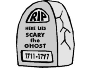 Sticker Custom Preview Image #074103 Holidays Halloween Tombstone10