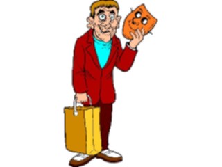 Sticker Custom Preview Image #074133 Holidays Halloween Trickor Treat Man