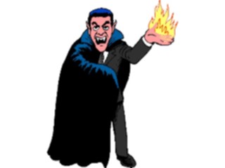 Sticker Custom Preview Image #074168 Holidays Halloween Vampire Handon Fire