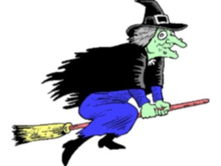 Sticker Custom Preview Image #074233 Holidays Halloween Witch Flying19