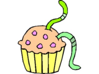 Sticker Custom Preview Image #074287 Holidays Halloween Worm Cake