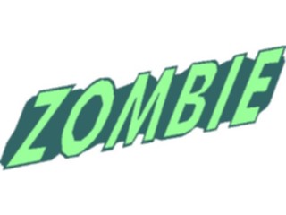 Sticker Custom Preview Image #074291 Holidays Halloween Zombie Title