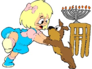 Sticker Custom Preview Image #074348 Holidays Hanukkah Hanukkah Dance