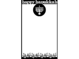 Sticker Custom Preview Image #074360 Holidays Hanukkah Happy Hanukkah Frame1