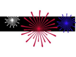 Sticker Custom Preview Image #074522 Holidays Independence Day Fireworks Design