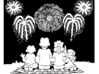 Sticker Custom Preview Image #074523 Holidays Independence Day Fireworks Display