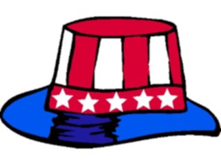 Sticker Custom Preview Image #074535 Holidays Independence Day Hat