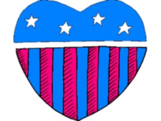 Sticker Custom Preview Image #074538 Holidays Independence Day Heart