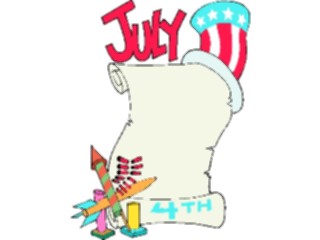 Sticker Custom Preview Image #074543 Holidays Independence Day July4th Frame