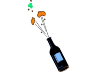 Sticker Custom Preview Image #074743 Holidays New Years Day Champagne6