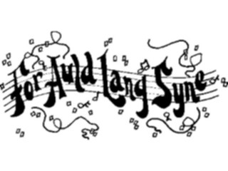 Sticker Custom Preview Image #074778 Holidays New Years Day For Auld Lang Syne