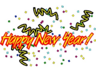 Sticker Custom Preview Image #074812 Holidays New Years Day Happy New Year Background