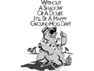 Sticker Custom Preview Image #074887 Holidays Other Groundhog Day1