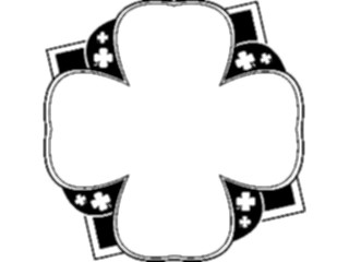 Sticker Custom Preview Image #074950 Holidays St Patricks Day Clover Frame2