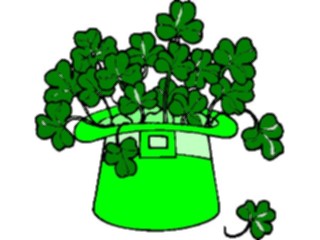 Sticker Custom Preview Image #074994 Holidays St Patricks Day Hat Shamrocks