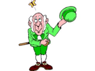 Sticker Custom Preview Image #075049 Holidays St Patricks Day Leprechaun Tipping Hat