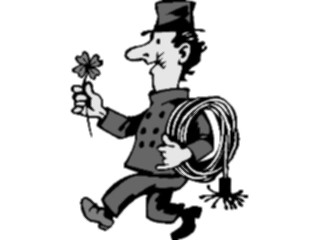 Sticker Custom Preview Image #075076 Holidays St Patricks Day Manwith Clover