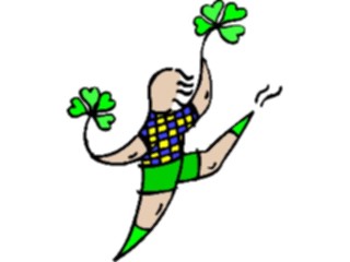Sticker Custom Preview Image #075078 Holidays St Patricks Day Manwith Shamrocks