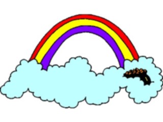 Sticker Custom Preview Image #075112 Holidays St Patricks Day Potof Gold Rainbow2