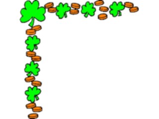 Sticker Custom Preview Image #075150 Holidays St Patricks Day Shamrock Corner1