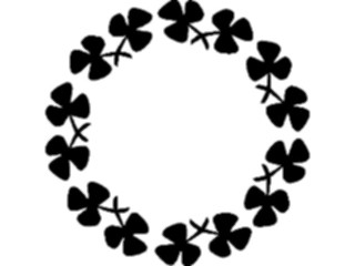 Sticker Custom Preview Image #075156 Holidays St Patricks Day Shamrock Frame4
