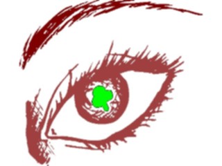 Sticker Custom Preview Image #075163 Holidays St Patricks Day Shamrockin Eye