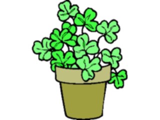 Sticker Custom Preview Image #075166 Holidays St Patricks Day Shamrock Plant