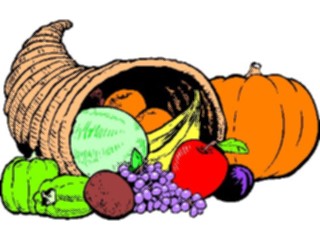 Sticker Custom Preview Image #075219 Holidays Thanksgiving Cornucopia09
