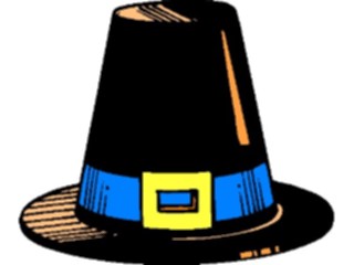 Sticker Custom Preview Image #075313 Holidays Thanksgiving Pilgrims Hat2