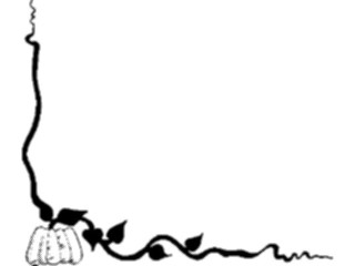 Sticker Custom Preview Image #075329 Holidays Thanksgiving Pumpkin Border