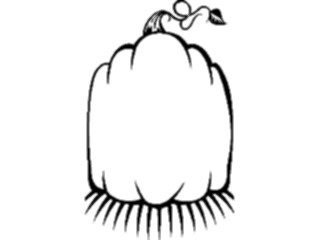 Sticker Custom Preview Image #075332 Holidays Thanksgiving Pumpkin Frame