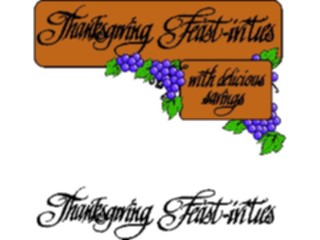 Sticker Custom Preview Image #075347 Holidays Thanksgiving Thanksgiving Feastivities