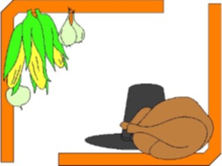 Sticker Custom Preview Image #075352 Holidays Thanksgiving Thanksgiving Frame3