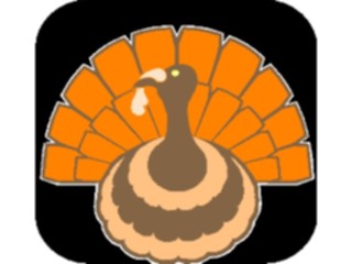 Sticker Custom Preview Image #075358 Holidays Thanksgiving Turkey02