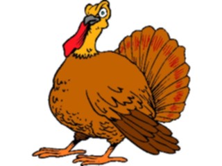 Sticker Custom Preview Image #075364 Holidays Thanksgiving Turkey08