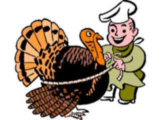 Sticker Custom Preview Image #075367 Holidays Thanksgiving Turkey11