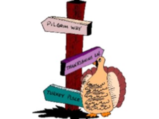 Sticker Custom Preview Image #075369 Holidays Thanksgiving Turkey13