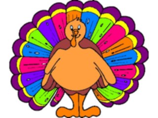 Sticker Custom Preview Image #075372 Holidays Thanksgiving Turkey16